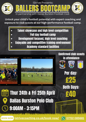 Ballers Bootcamp Flyer for ballers bootcamp